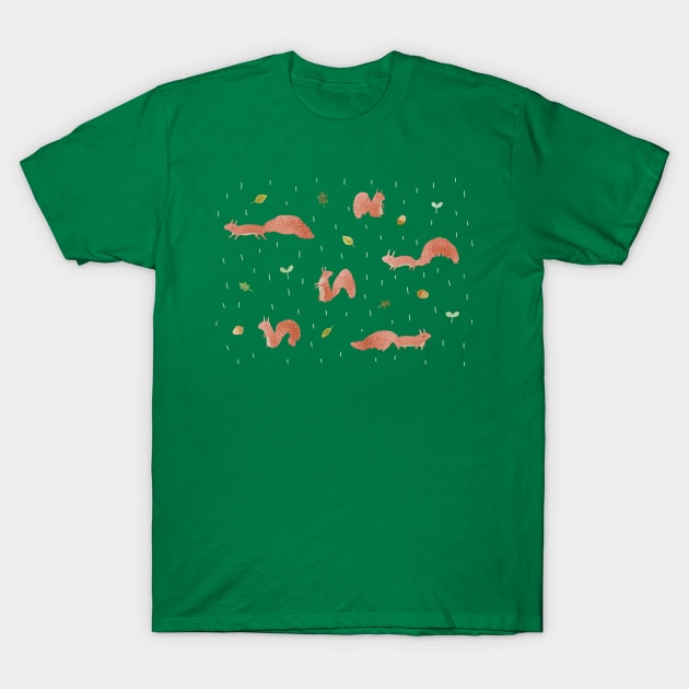 Red Squirrels T-Shirt by Sophie Corrigan